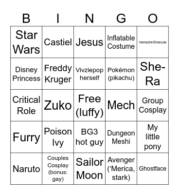 Easy Bingo Card