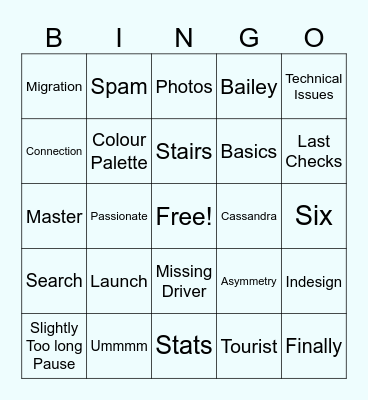 July Monthly Updates!!!! Bingo Card