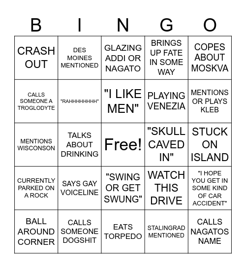DSQUARE BINGO Card