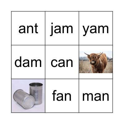 Oxfor Phonics World 2: Unit 1 Bingo Card