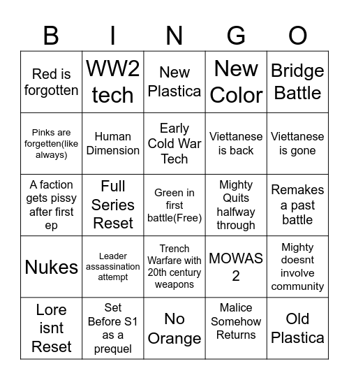 AMOW S6 Bingo Card