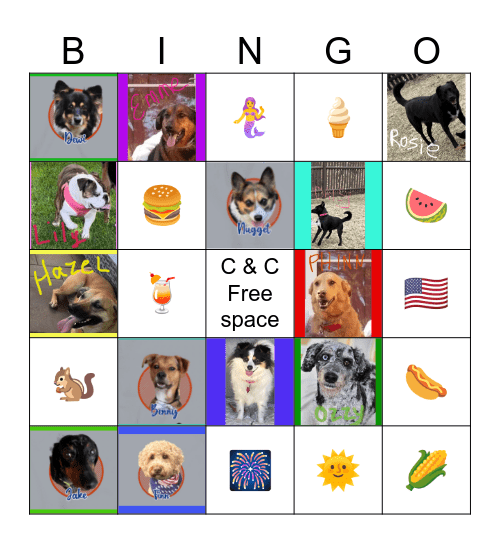 🇺🇸Field’s on the 4th🇺🇸 Bingo Card