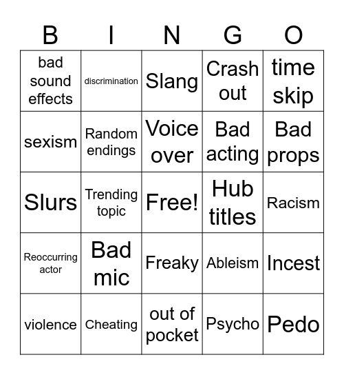 Tomorrows teaching bingo Card