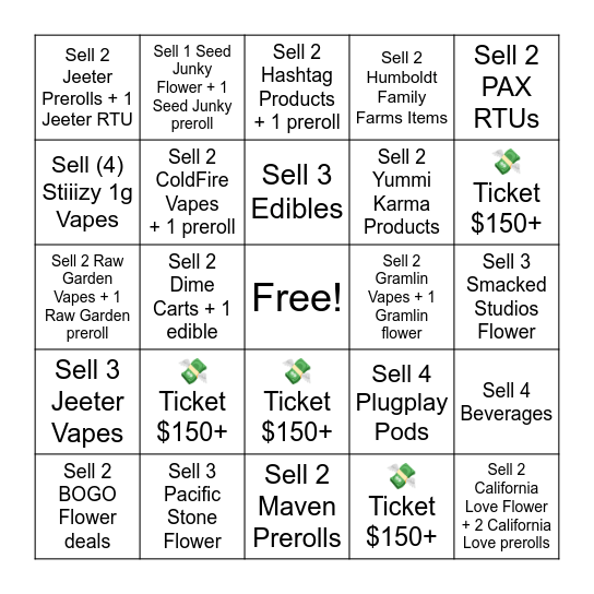 Culture BINGO week of: 7/7 Bingo Card