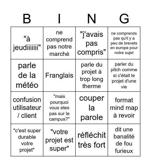 Les conseils de Jojo Bingo Card