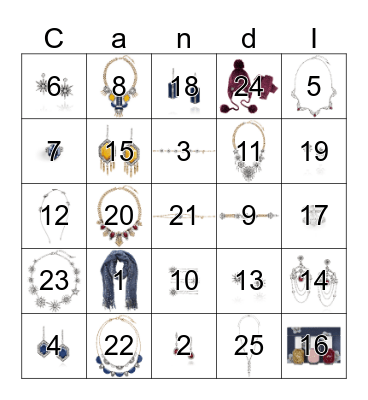 Holiday Blingo! Bingo Card