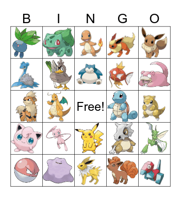 Summer Flingo Bingo Card