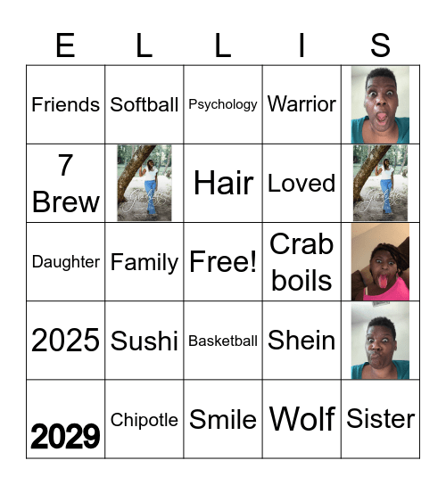 RANIYAH Bingo Card