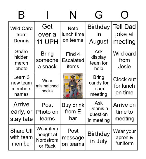 ANNIVERSARY BINGO # 1 Bingo Card