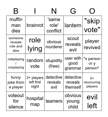 flicker bingo Card