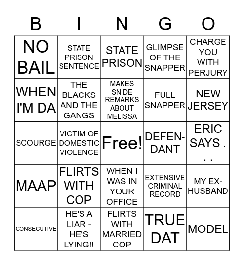 IPPOLITO Bingo Card