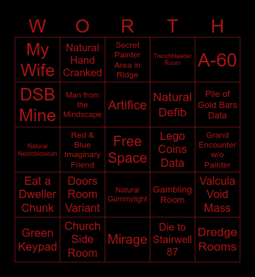 Worth the Wait Pressure Bingo V2 Bingo Card