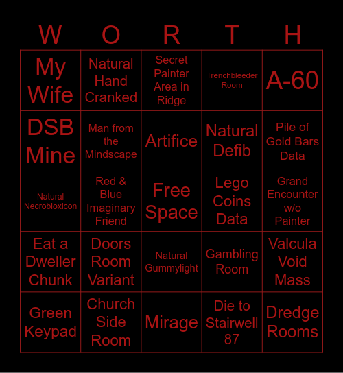 Worth the Wait Pressure Bingo V2 Bingo Card