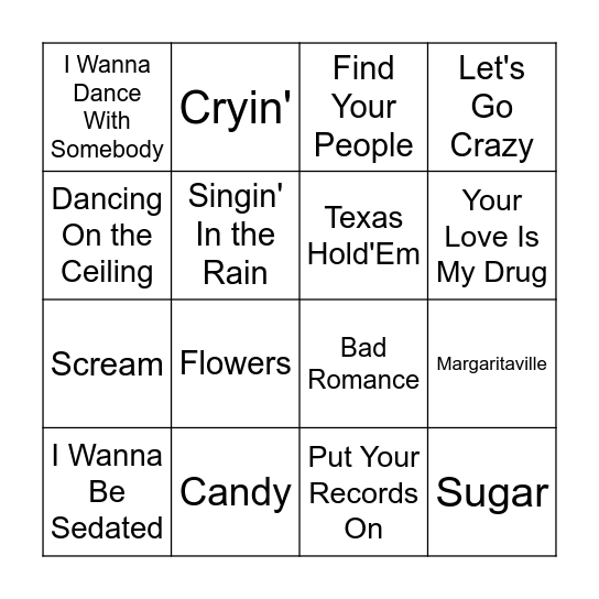 Coping Strategies Bingo Card