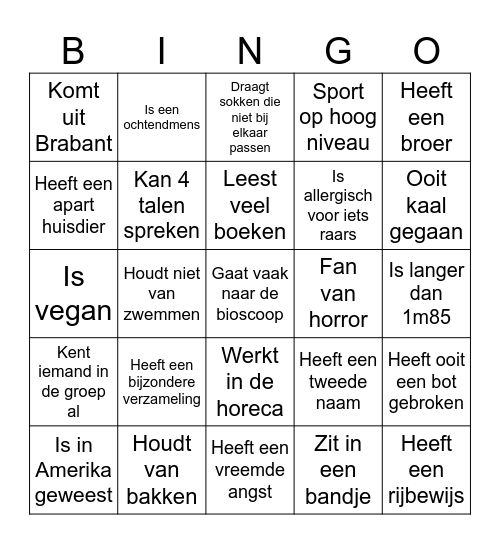 EJBINGO Card