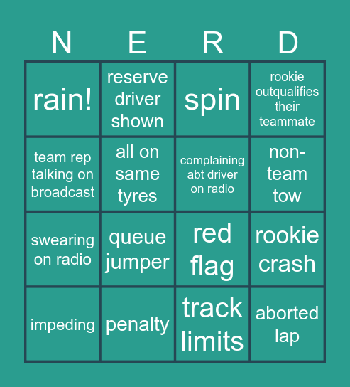 yay Bingo Card