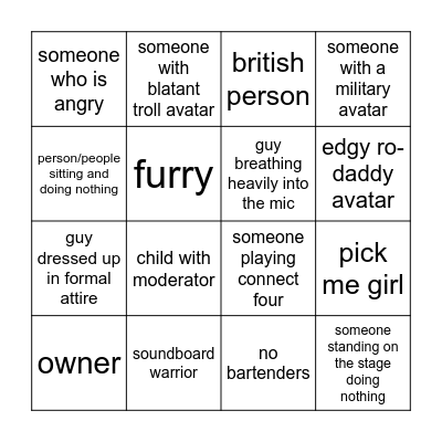 Habitat 84 Bingo v2 Bingo Card