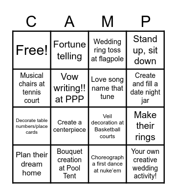 MISHPACHA BINGO Card