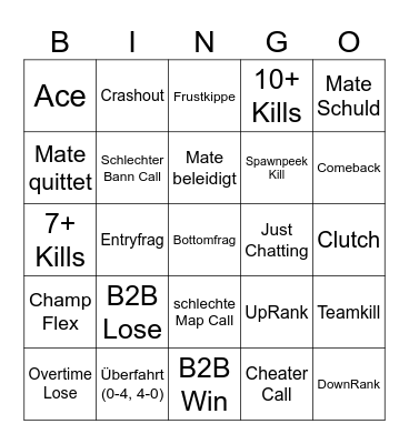 Iphone Bingo Card
