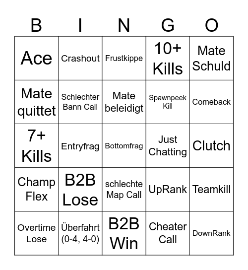 Iphone Bingo Card