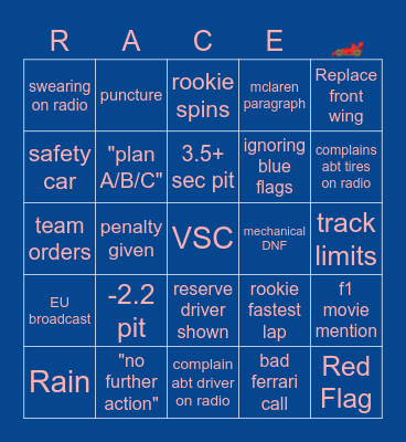 WATCHING MAX LOSE THE Bingo Card