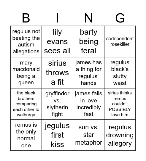 mastermind bingo Card