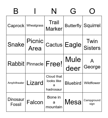 Makoshika SP Bingo Card