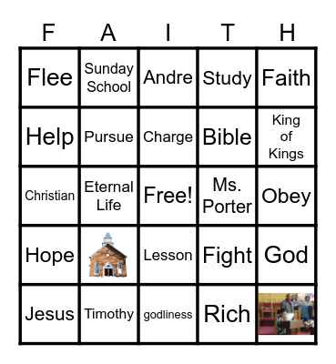 THE GOOD FIGHT July 6, 2025 Bingo Card