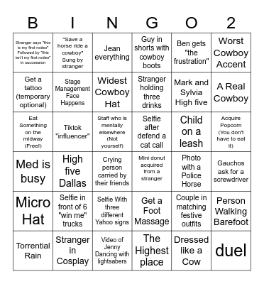 GS Bingo 2 - Proof Text to Ben Bingo Card