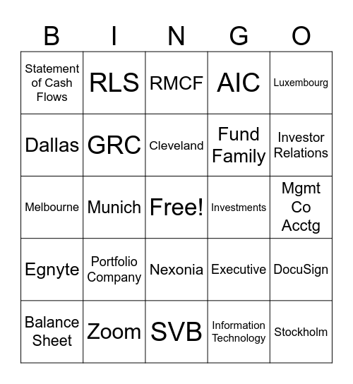 FRAT BINGO! Bingo Card