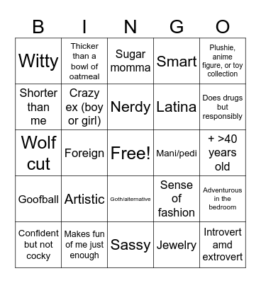 Smooch Summer Bingo Card