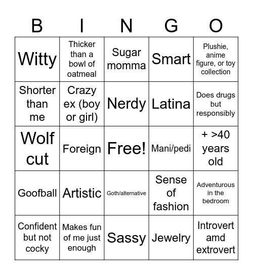 Smooch Summer Bingo Card