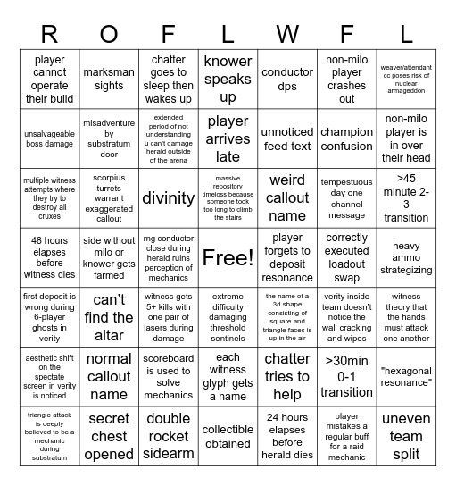 MrRoflWaffles SE Bingo Card