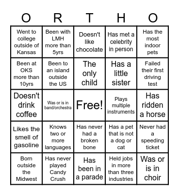 Find-the-Coworker Connect 5 Bingo Card