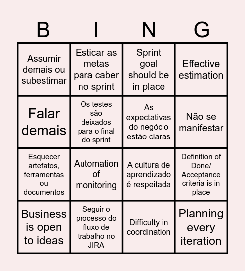 ##### APOLLO ##### Bingo Card