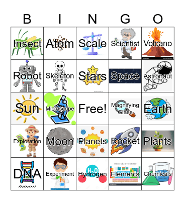 Science Bingo Card