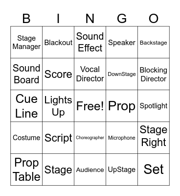 Tech Bingo Card