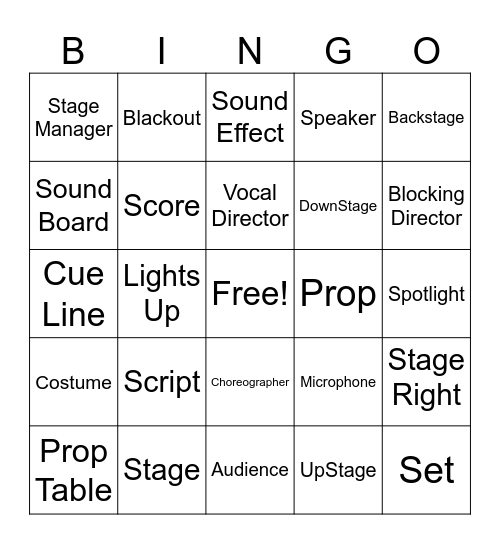 Tech Bingo Card