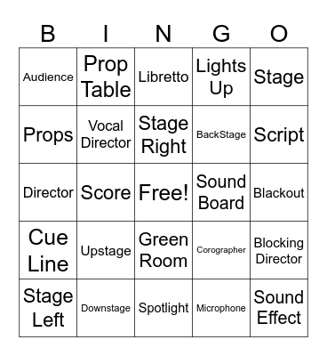 Tech Bingo Card