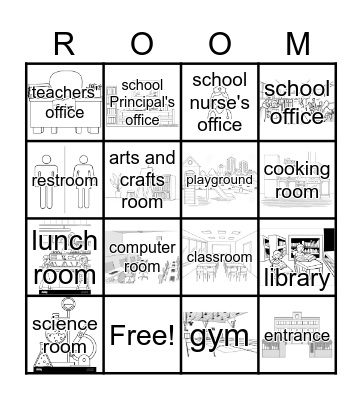 FAVORITE PLACE Bingo Card