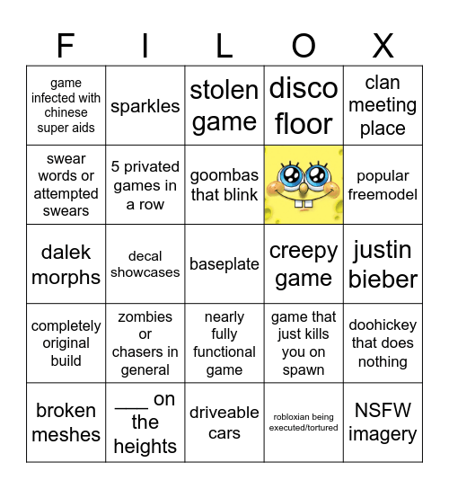 place roulette Bingo Card