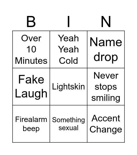 Dany Bingo Card