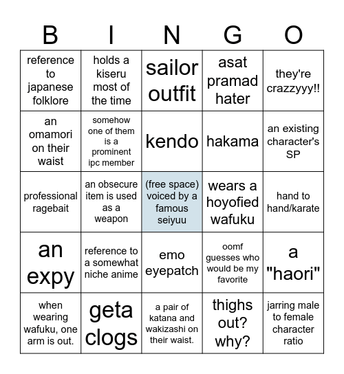 edoboshi predictions Bingo Card