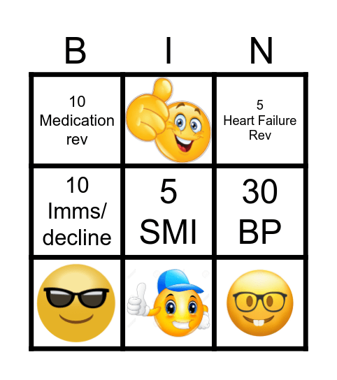 Admin Team - July 25 Bingo Card