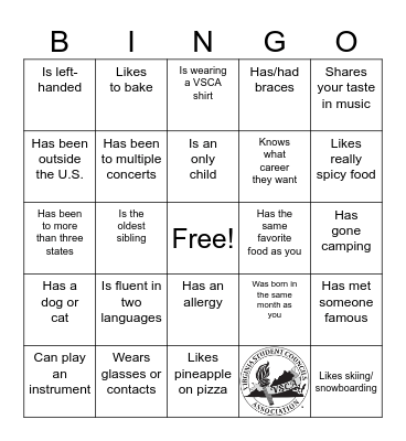 Icebreaker Bingo: Find Someone Who Bingo Card