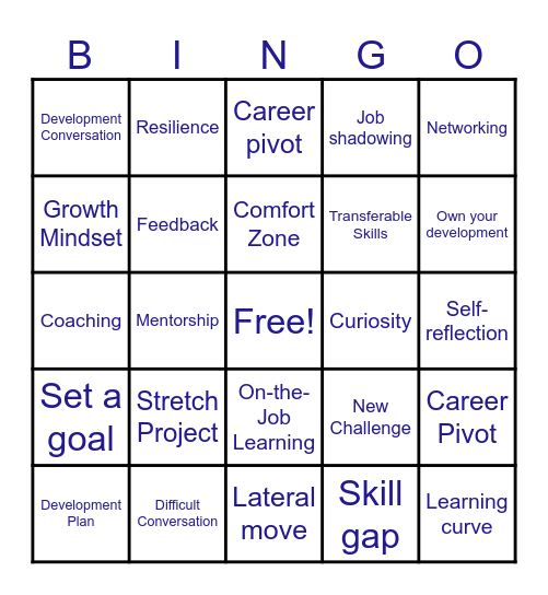 CAREERS MONTH Bingo! Bingo Card