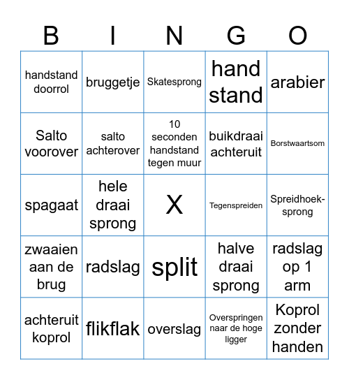 TURN BINGO Card
