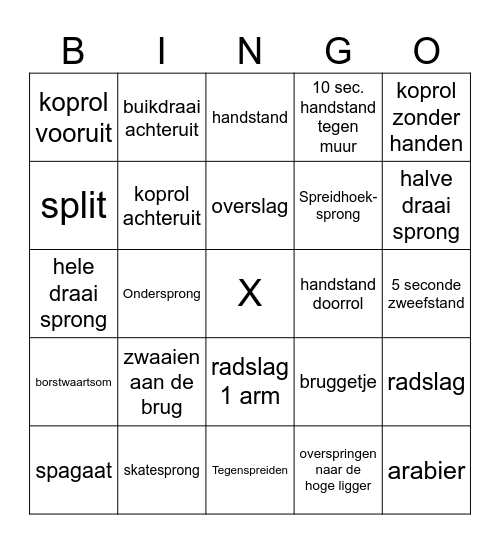 TURN BINGO Card