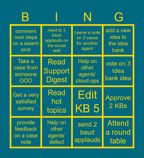 Back to School Bingo! Bingo Card
