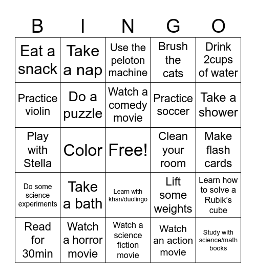 ThisisW Bingo Card